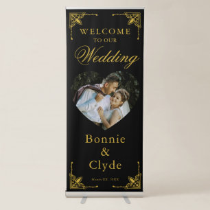 Customisable Wedding Banner Retractable Display