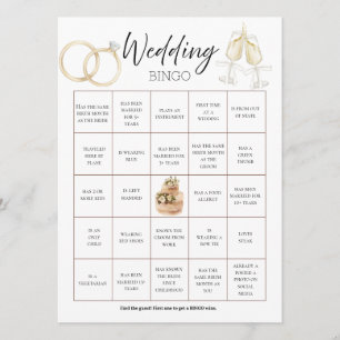 Customisable Wedding Bingo Card & Photo Template
