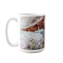 Customisable Wedding Grid Photo Mug