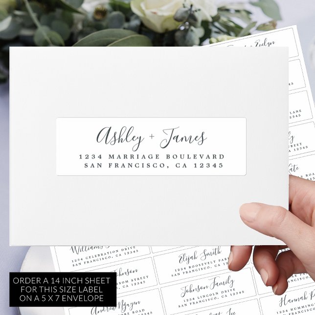 Customisable Wedding Guest Address Labels (Creator Uploaded)
