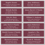 Customisable wedding guest address labels sticker<br><div class="desc">Easy to personalise,  names and addresses / individual wedding shipping address label stickers for guests.</div>