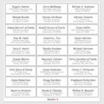 Customisable wedding guest address labels sticker<br><div class="desc">Easy to personalise,  names and addresses / individual wedding shipping address label stickers for guests.</div>