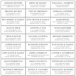 Customisable wedding guest address labels sticker<br><div class="desc">Easy to personalise,  names and addresses / individual wedding shipping address label stickers for guests.</div>