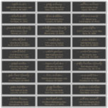 Customisable wedding guest address labels sticker<br><div class="desc">Easy to personalise,  names and addresses / individual wedding shipping address label stickers for guests.</div>
