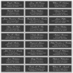Customisable wedding guest address labels sticker<br><div class="desc">Easy to personalise,  names and addresses / individual wedding shipping address label stickers for guests.</div>