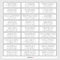 Customisable wedding guest address labels sticker