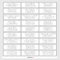 Customisable wedding guest address labels sticker