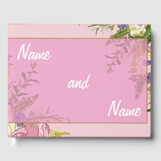 customisable wedding guest book