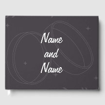 customisable wedding Guest Book