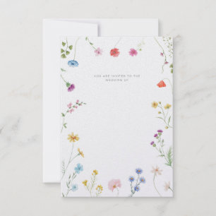 Customisable wedding invitation