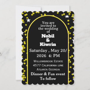 Customisable Wedding Invitation Elegant