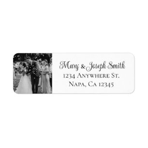 Customisable Wedding Thank You Photo Template