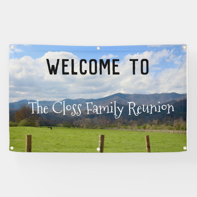 Customisable Welcome  Banner (Horizontal)