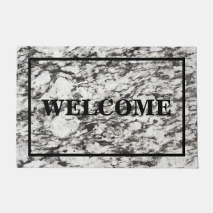CUSTOMISABLE WELCOME Granite texture marble Doormat