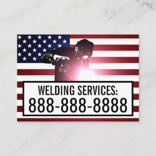 Customisable Welding Services Business Card