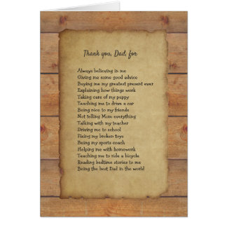 (Customisable) Western Style Father's Day Card