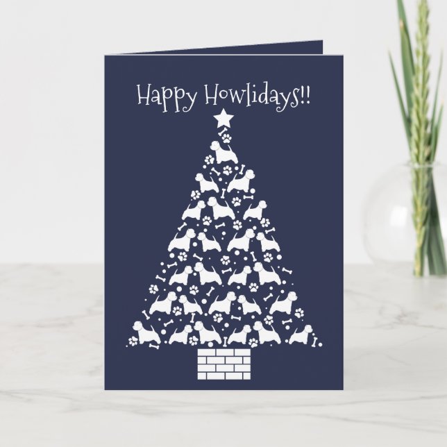 Customisable Westie Holiday Card (Front)