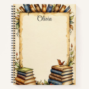 Customisable Whimsical Design on Notebook