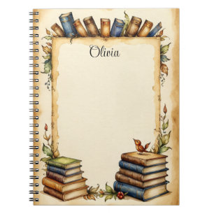 Customisable Whimsical Design on Notebook