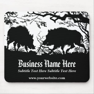 Customisable Wild Boar Outdoorsman Sportsman Mouse Mat
