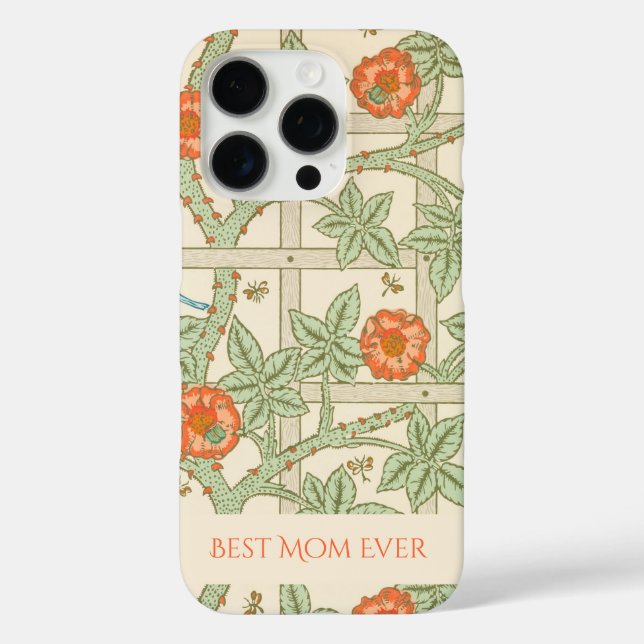 Customisable William Morris-Inspired Case-Mate iPhone Case (Back)