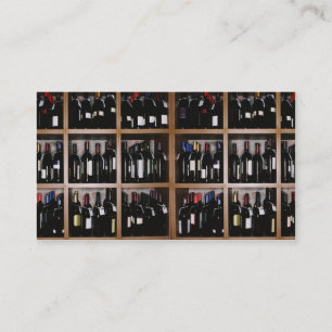 Customisable wine crates business cards