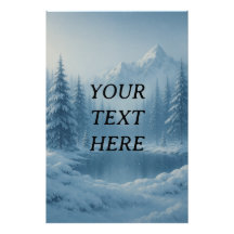 Customisable Winter Wonderland Scene – Tranquil Sn