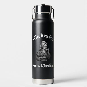 Customisable Witchy Feminist Coffee Lover Keepsake Water Bottle