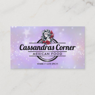 Customisable Woman logo business cards