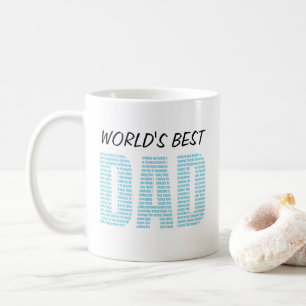 Customisable World Best Dad Father's Day Gift Coffee Mug