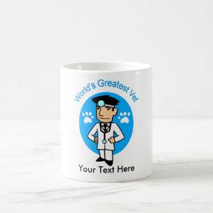 Customisable World's Greatest Vet Mugs