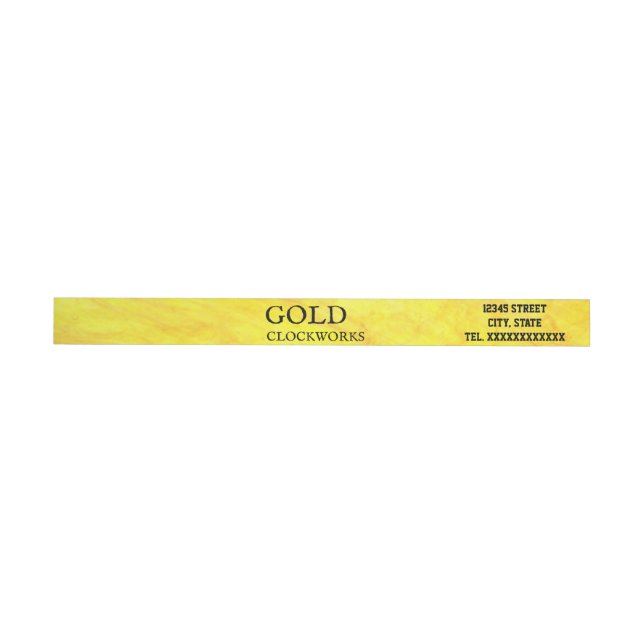 Customisable Wrap Around Label (Individual)