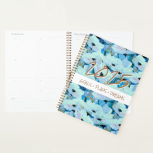 Customisable Year 'Beautiful Life' Painted Poppies Planner