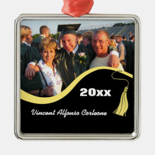 Customisable Yellow Tassel Graduation Ornament