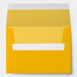 Customisable Yellow Wedding Invitations Envelopes