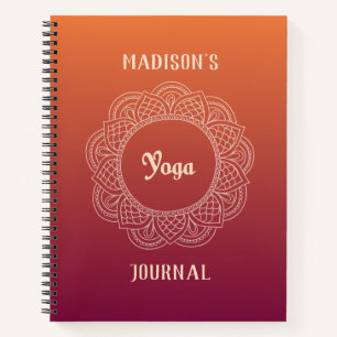 Customisable Yoga Journal
