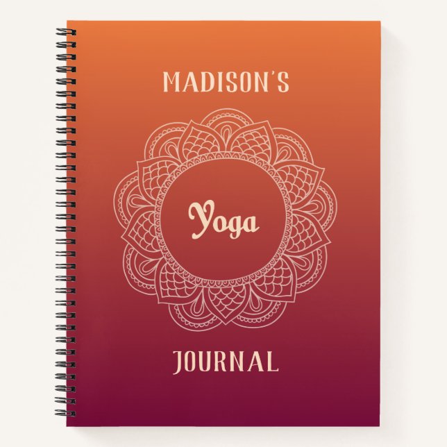 Customisable Yoga Journal (Front)