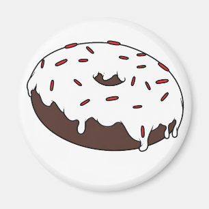 Customisable Your Favourite Doughnut With Sprinkle Magnet