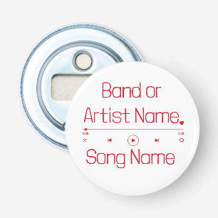 Customisable Your Favourite Music Bottle Opener