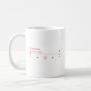 Customisable Your Favourite Music Coffee Mug