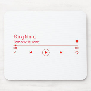 Customisable Your Favourite Music Mouse Mat