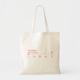 Customisable Your Favourite Music Tote Bag