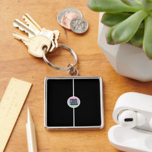Customisable Your Logo Here branding Key Ring