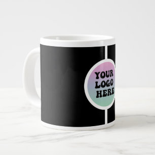 Customisable Your Logo Here branding Large Coffee Mug
