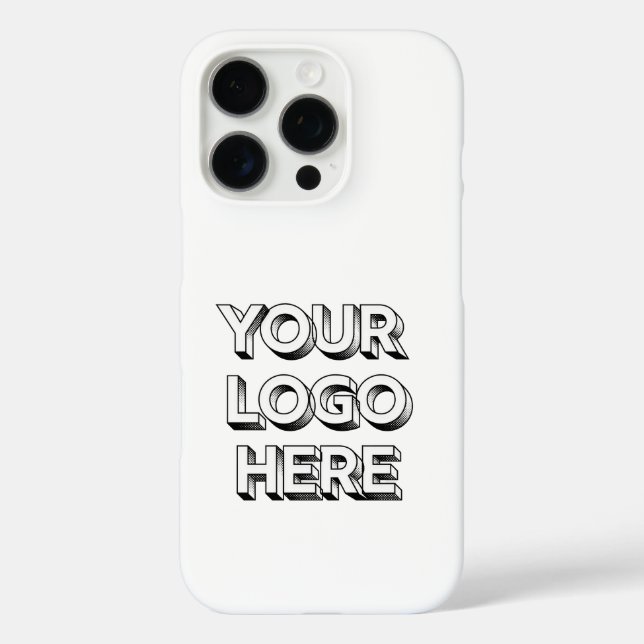 Customisable Your Logo Here iPhone 16 Pro Case (Back)