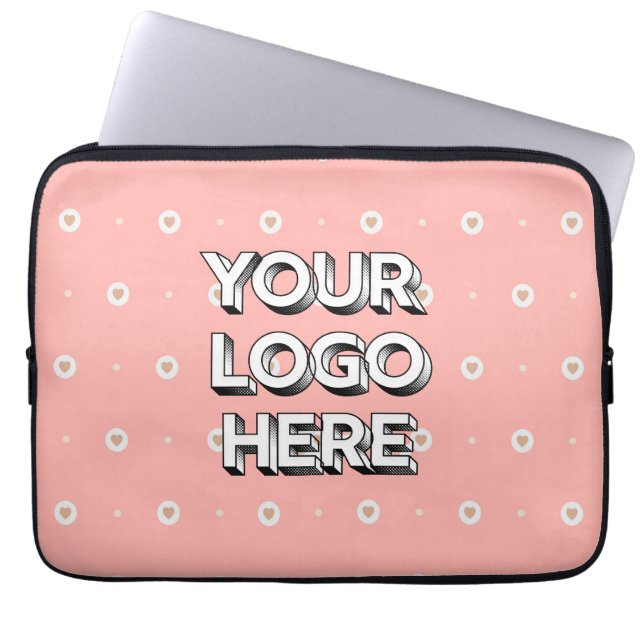 Customisable Your Logo Here Laptop Sleeve (Front)