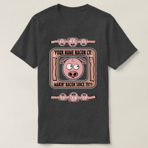 Customisable (YOUR NAME) Bacon Company T-Shirt