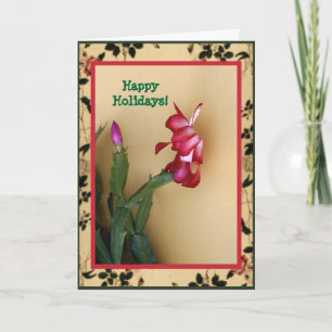 Customisable Zago Cactus Christmas Card