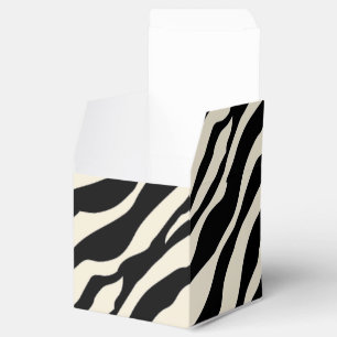 Customisable Zebra Print Favour Box