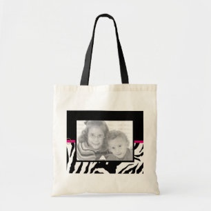 Customisable Zebra Print Photo Template Bag